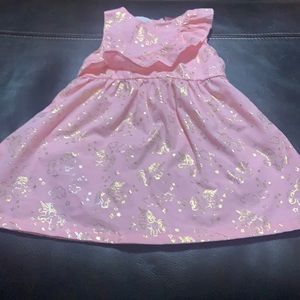 Pink unicorn dress